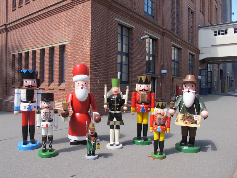 Some of our giant wooden Christmas Figures in life-size
